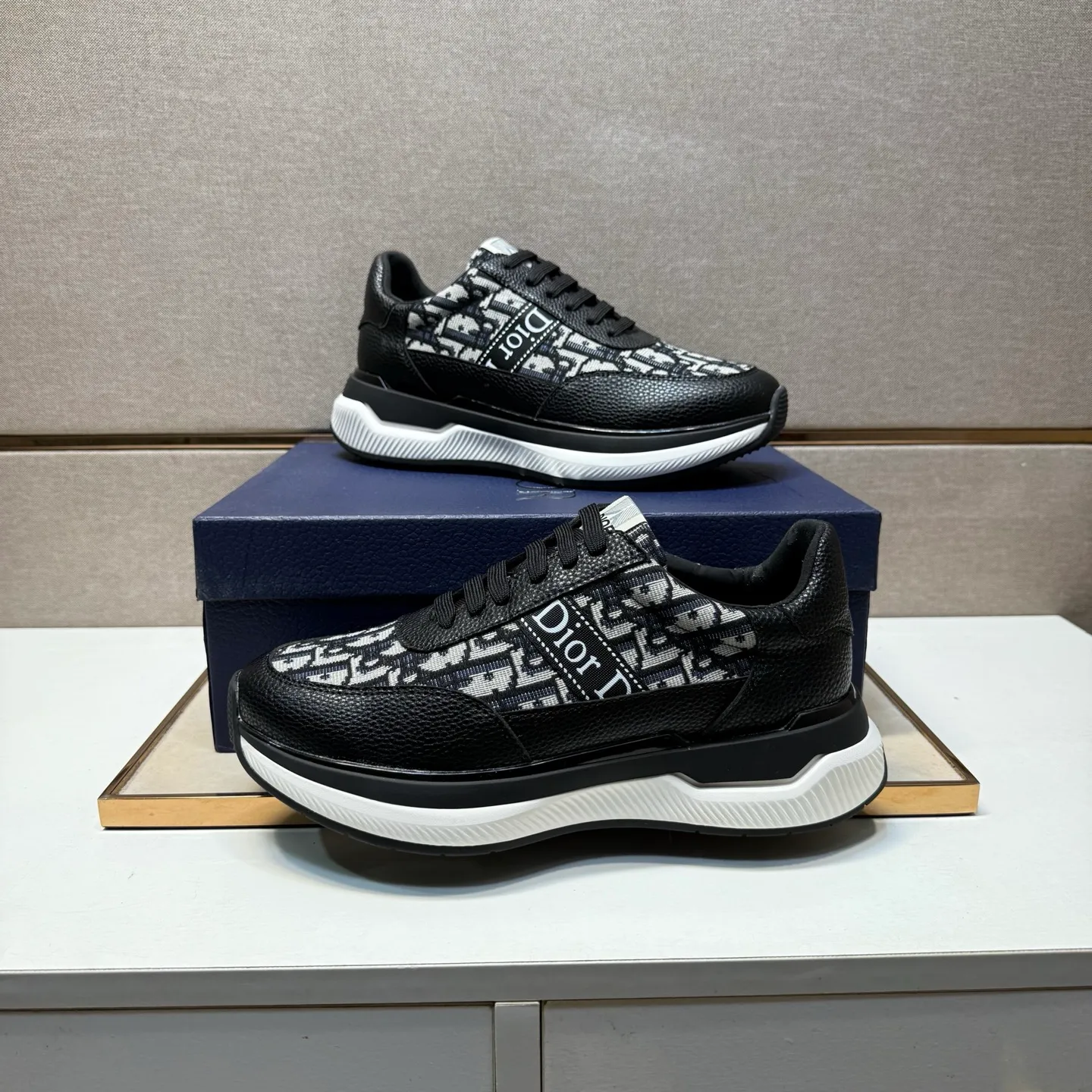 Men's men's shoes 💰pp462 [Dior~] Men's casual shoes 2025z cabinet sales simultaneously 🔶Size: 38-44 #️⃣ 🔷3 colors🔜The upper is made of multi-material splicing➕Mesh lining, comfortable and breathable, sole: original comfortable and wear-resistant outsole, ⚠️real thing📱photographed🎬real thing is better📢📢📢